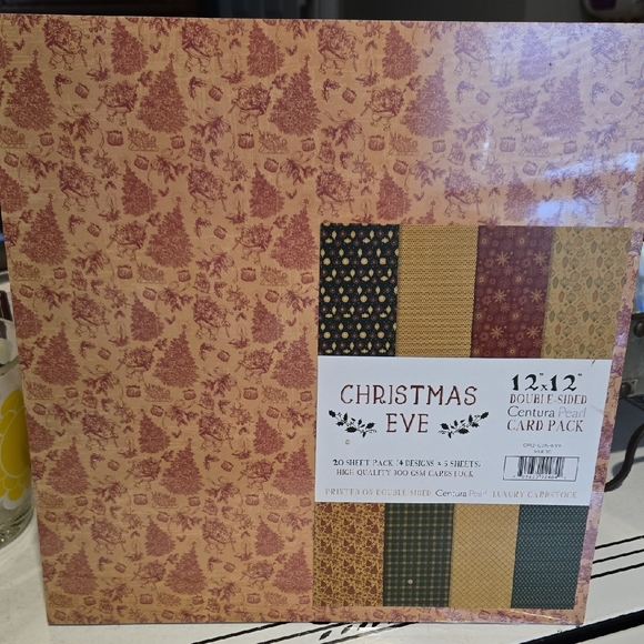 Crafter's Companion Other - Crafter's Companion Christmas Eve Double-Sided Card Pack NEW